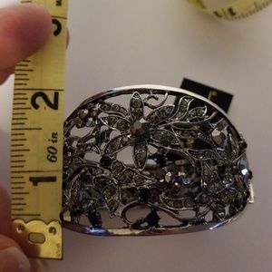 Cookie Lee crystal hinged bangle